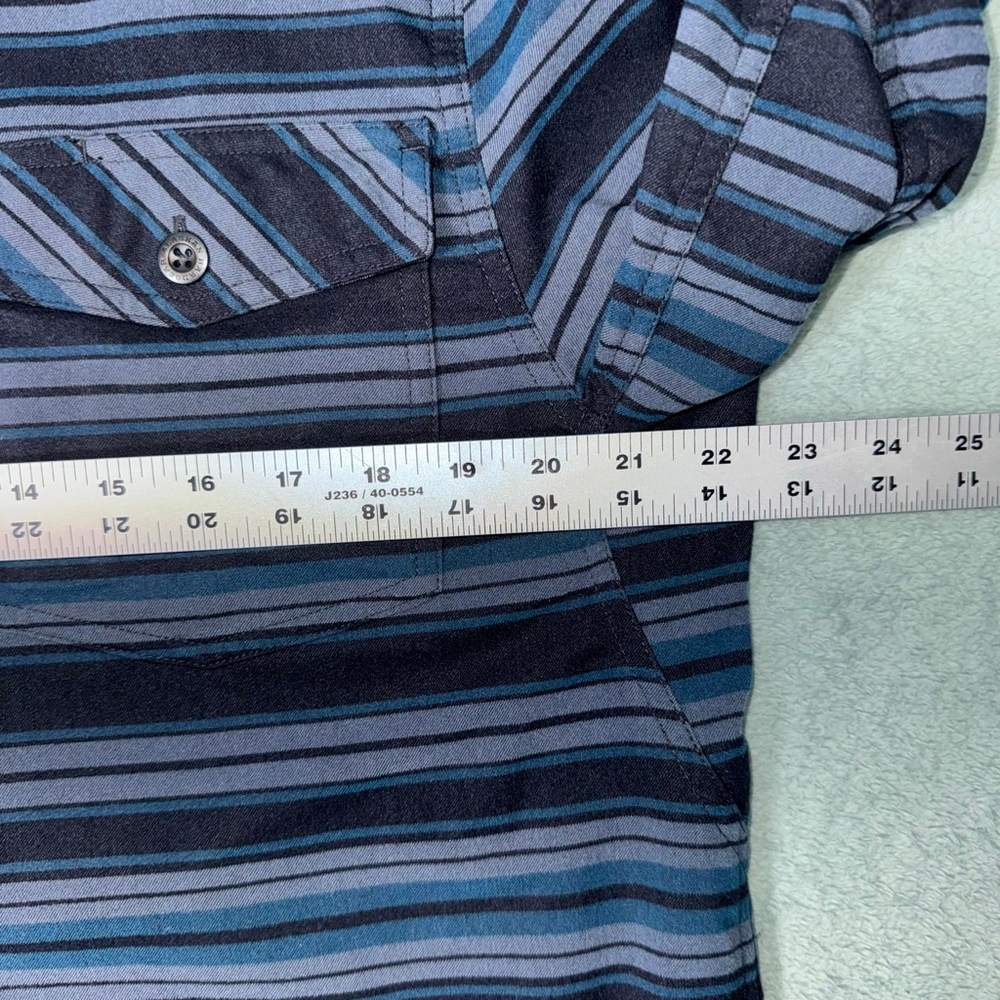 Men's Duluth Untucked Alaskan Hardgear Button-down Standard fit Medium Striped - Picture 9 of 12